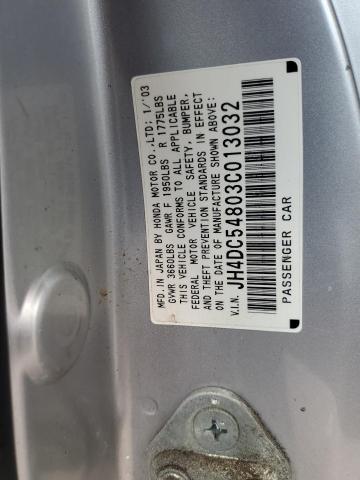Aukcja sprzedaży 2003 Acura Rsx, vin: JH4DC54803C013032, numer aukcji: 84431045