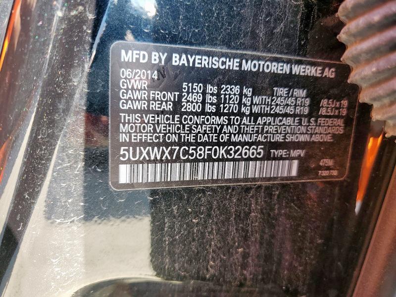 2015 Bmw X3 Xdrive3 მანქანა იყიდება აუქციონზე, vin: 5UXWX7C58F0K32665, აუქციონის ნომერი: 81105235