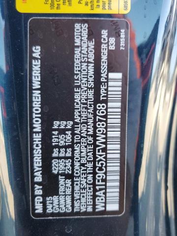 Aukcja sprzedaży 2015 Bmw 228 I Sule, vin: WBA1F9C5XFVW98768, numer aukcji: 81680185