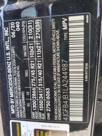 Aukcja sprzedaży 2020 Mercedes-benz Gle 350, vin: 4JGFB4JB1LA244987, numer aukcji: 80449695