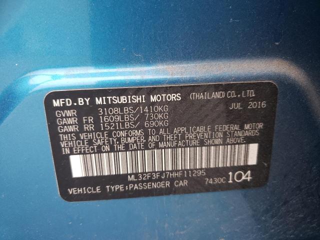 Продаж на аукціоні авто 2017 Mitsubishi Mirage, vin: ML32F3FJ7HHF11295, номер лоту: 80153505