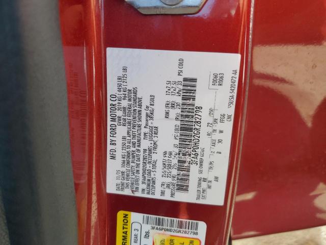 80149075 :رقم المزاد ، 3FA6P0HD2GR282798 vin ، 2016 Ford Fusion Se مزاد بيع