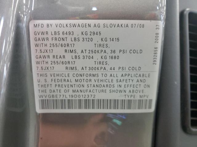 Продаж на аукціоні авто 2009 Volkswagen Touareg 2, vin: WVGBE77L19D012372, номер лоту: 84238215