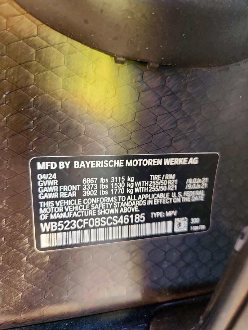 Продаж на аукціоні авто 2025 Bmw Ix Xdrive5, vin: WB523CF08SCS46185, номер лоту: 81032225