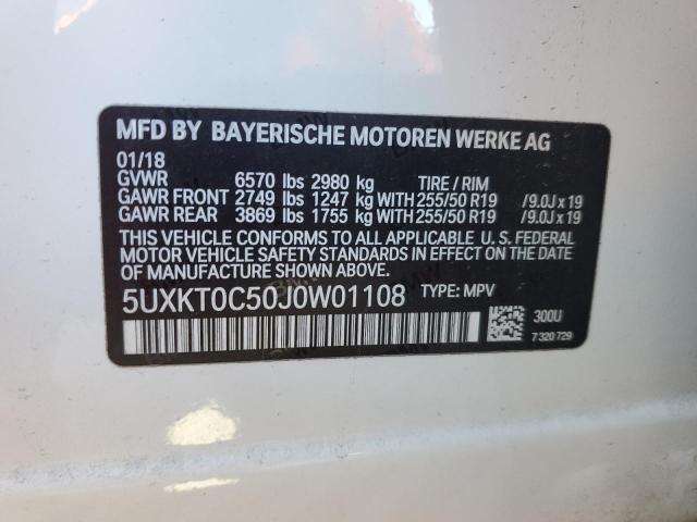 Aukcja sprzedaży 2018 Bmw X5 Xdr40e, vin: 5UXKT0C50J0W01108, numer aukcji: 81258485