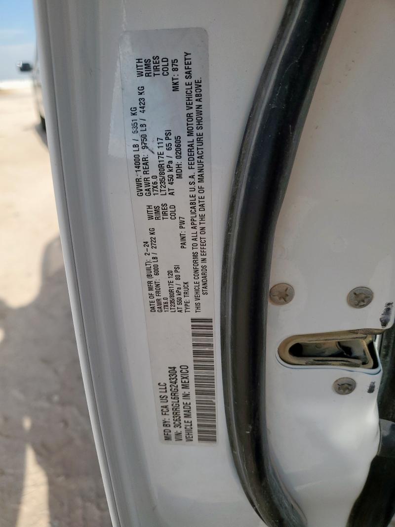 Aukcja sprzedaży 2024 Ram 3500 Trade, vin: 3GCPDDEK9RG243304, numer aukcji: 80321545