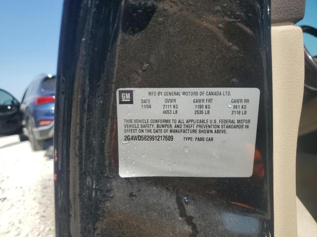 80292805 :رقم المزاد ، 2G4WD582991217609 vin ، 2009 Buick Lacrosse مزاد بيع