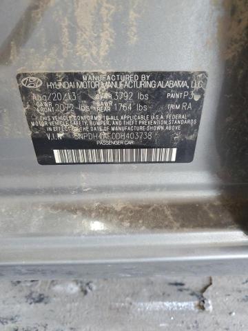 Продажа на аукционе авто 2013 Hyundai Elantra, vin: 5NPDH4AE0DH403738, номер лота: 81182965