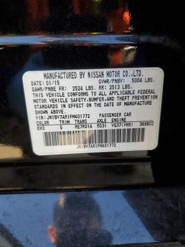 Продажа на аукционе авто 2015 Infiniti Q50 Base, vin: JN1BV7AR1FM401772, номер лота: 70504085
