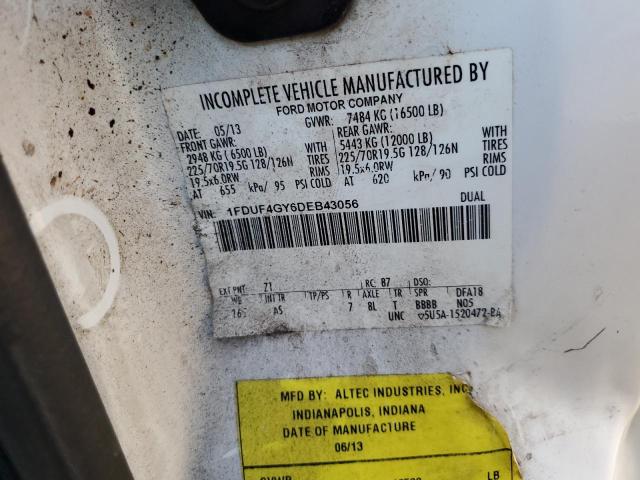 84757565 :رقم المزاد ، 1FDUF4GY6DEB43056 vin ، 2013 Ford F450 مزاد بيع