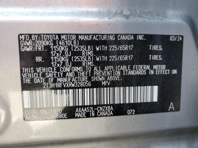 2024 Toyota Rav4 მანქანა იყიდება აუქციონზე, vin: 2T3H1RFVXRW328056, აუქციონის ნომერი: 80703155