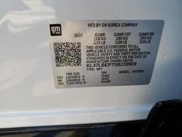Aukcja sprzedaży 2025 Buick Envista, vin: KL47LBEP7SB239909, numer aukcji: 71901005