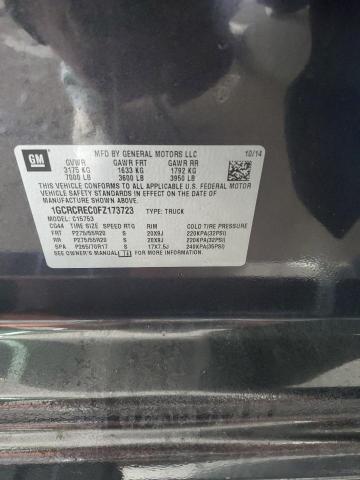 80654945 :رقم المزاد ، 1GCRCREC0FZ173723 vin ، 2015 Chevrolet Silverado مزاد بيع