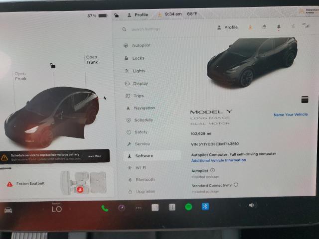 Продажа на аукционе авто 2021 Tesla Model Y, vin: 5YJYGDEE3MF143610, номер лота: 84276255