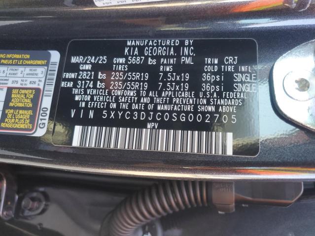 80638945 :رقم المزاد ، 5XYC3DJC0SG002705 vin ، 2025 Kia Ev6 مزاد بيع