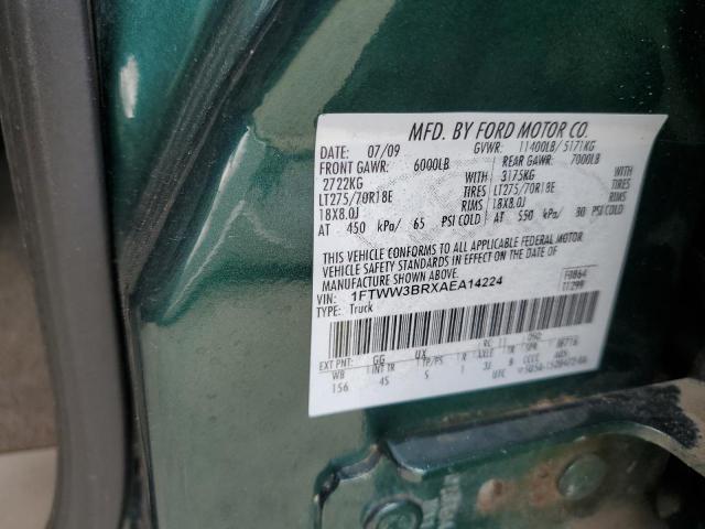 Продажа на аукционе авто 2010 Ford F350 Super Duty, vin: 1FTWW3BRXAEA14224, номер лота: 71810475