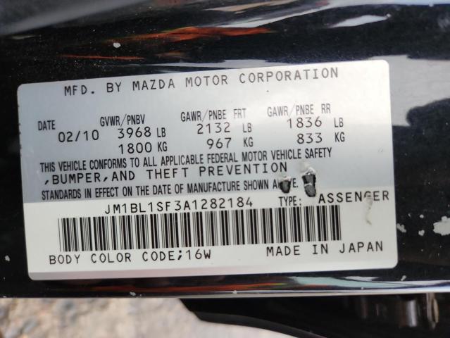 72099035 :رقم المزاد ، JM1BL1SF3A1282184 vin ، 2010 Mazda 3 I مزاد بيع