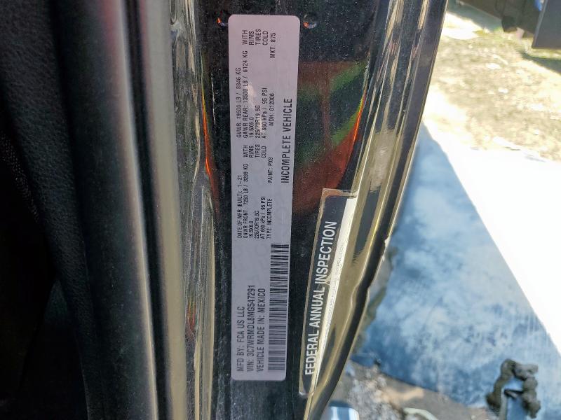 Продаж на аукціоні авто 2021 Ram 5500, vin: 3C7WRMDL8MG547291, номер лоту: 75629305