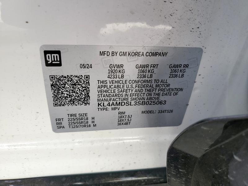 Auction sale of the 2025 Buick Encore Gx Sport Touring, vin: KL4AMDSL3SB025063, lot number: 81304825