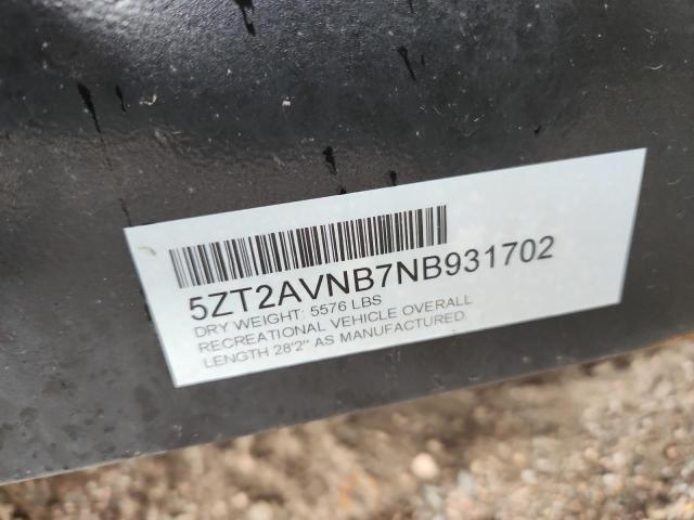 Aukcja sprzedaży 2022 Frrv 24' Avenger, vin: 5ZT2AVNB7NB931702, numer aukcji: 70391625