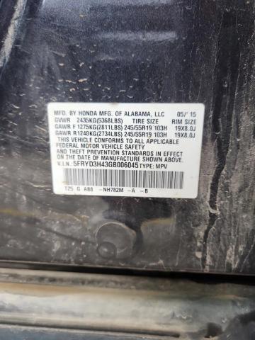 Продаж на аукціоні авто 2016 Acura Mdx, vin: 5FRYD3H43GB006045, номер лоту: 81439715