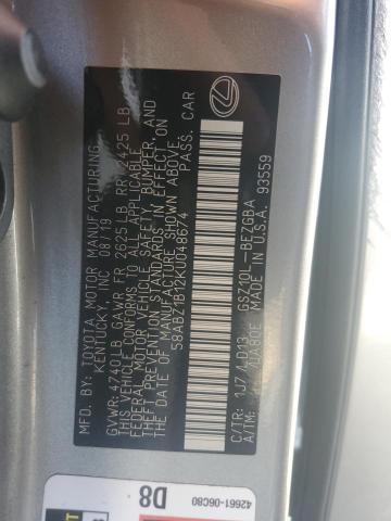 Aukcja sprzedaży 2019 Lexus Es, vin: 58ABZ1B12KU048674, numer aukcji: 81787635