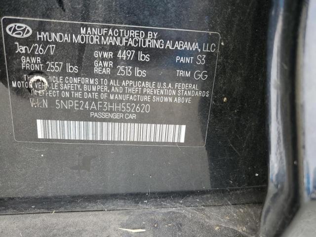 Продаж на аукціоні авто 2017 Hyundai Sonata Se, vin: 5NPE24AF3HH552620, номер лоту: 84249235