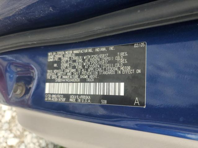 Aukcja sprzedaży 2005 Toyota Tundra Dou, vin: 5TBDT44145S482830, numer aukcji: 72064395