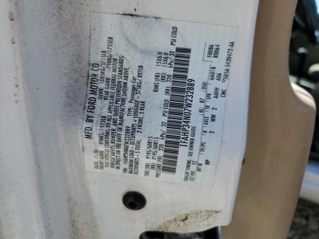 Auction sale of the 2007 Ford Focus, vin: 1FAHP34N07W232889, lot number: 78432915