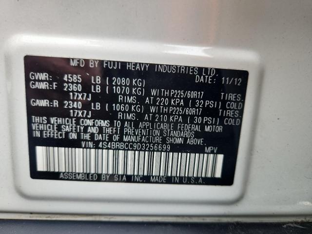 Aukcja sprzedaży 2013 Subaru Outback, vin: 4S4BRBCC9D3256699, numer aukcji: 81414765