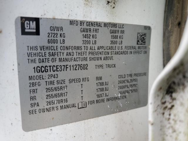 Продажа на аукционе авто 2015 Chevrolet Colorado Z, vin: 1GCGTCE37F1127602, номер лота: 81466595