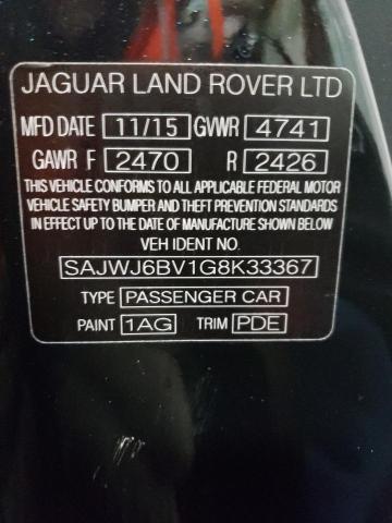 Aukcja sprzedaży 2016 Jaguar F-type S, vin: SAJWJ6BV1G8K33367, numer aukcji: 81694325