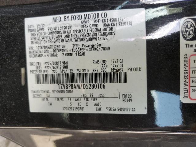 Продажа на аукционе авто 2013 Ford Mustang, vin: 1ZVBP8AM7D5280106, номер лота: 70887925