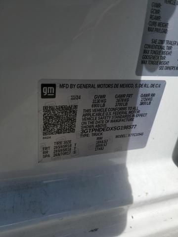Aukcja sprzedaży 2025 Gmc Sierra C1500 Slt, vin: 3GTPHDEDXSG198577, numer aukcji: 80283175