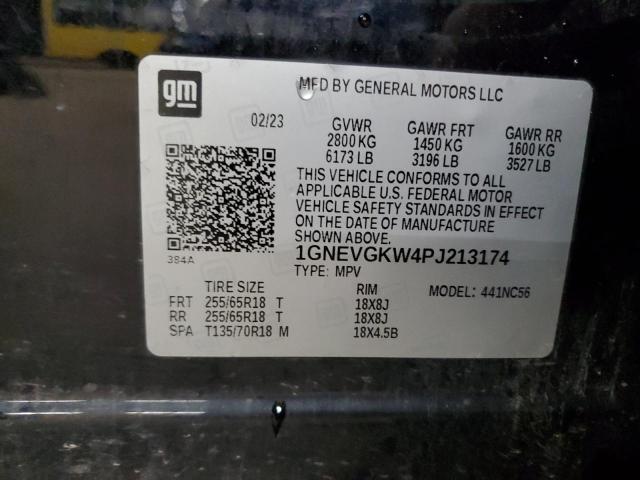 Продажа на аукционе авто 2023 Chevrolet Traverse L, vin: 1GNEVGKW4PJ213174, номер лота: 84238825