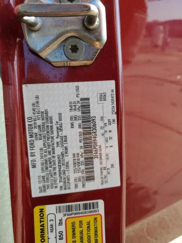 Продажа на аукционе авто 2016 Ford Fusion Se, vin: 3FA6P0H94GR306093, номер лота: 81237825