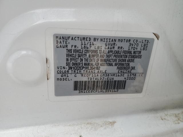 Продажа на аукционе авто 2017 Nissan Versa Note, vin: 3N1CE2CP1HL354162, номер лота: 81598605