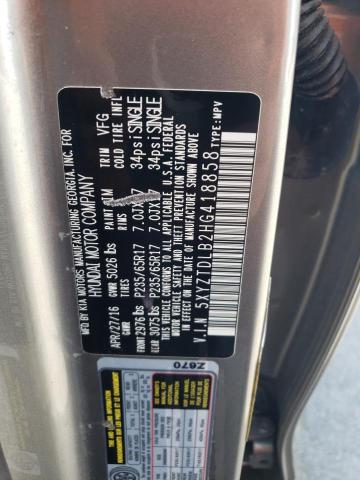 Aukcja sprzedaży 2017 Hyundai Santa Fe S, vin: 5XYZTDLB2HG418858, numer aukcji: 71085915