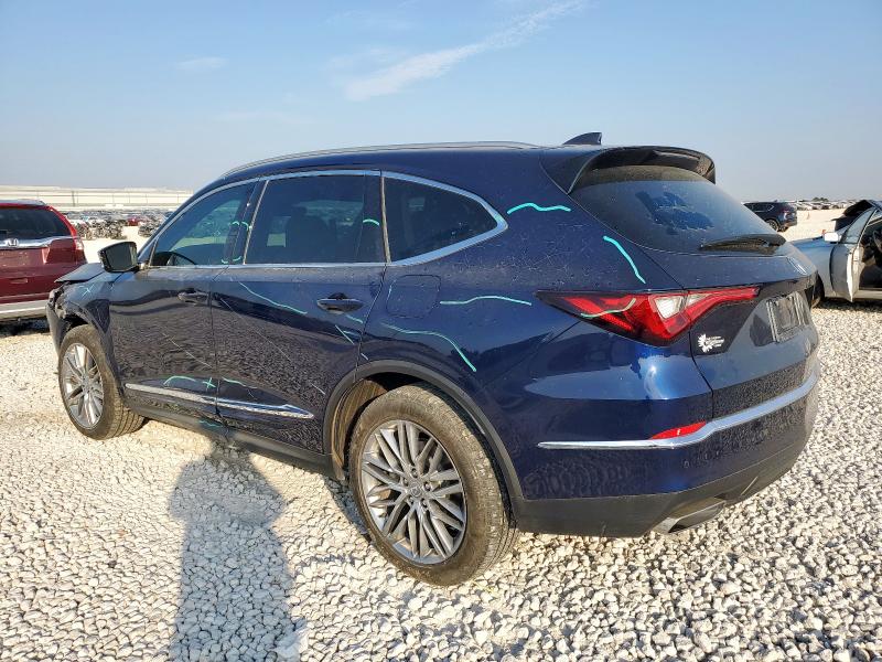 2022 Acura Mdx Advanc მანქანა იყიდება აუქციონზე, vin: 5J8YE1H87NL021486, აუქციონის ნომერი: 81494175