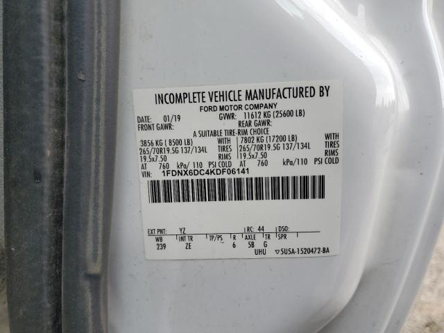 71080595 :رقم المزاد ، 1FDNX6DC4KDF06141 vin ، 2019 Ford F650 Super مزاد بيع