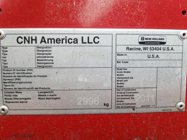 Продаж на аукціоні авто 2012 Newh Tractor, vin: YBN171247, номер лоту: 66596945