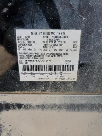 Aukcja sprzedaży 2018 Ford Explorer Limited, vin: 1FM5K8F8XJGC16177, numer aukcji: 81663885