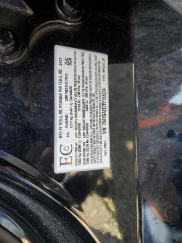80069215 :رقم المزاد ، 7SAYGAEE7PF755234 vin ، 2023 Tesla Model Y مزاد بيع