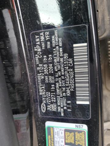 Продажа на аукционе авто 2023 Hyundai Elantra Sel, vin: KMHLS4AG4PU413189, номер лота: 80075755