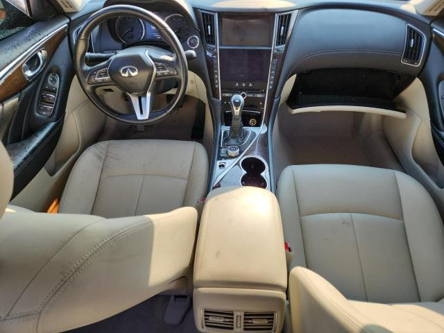 2018 Infiniti Q50 Luxe მანქანა იყიდება აუქციონზე, vin: JN1EV7AP2JM350139, აუქციონის ნომერი: 80105735
