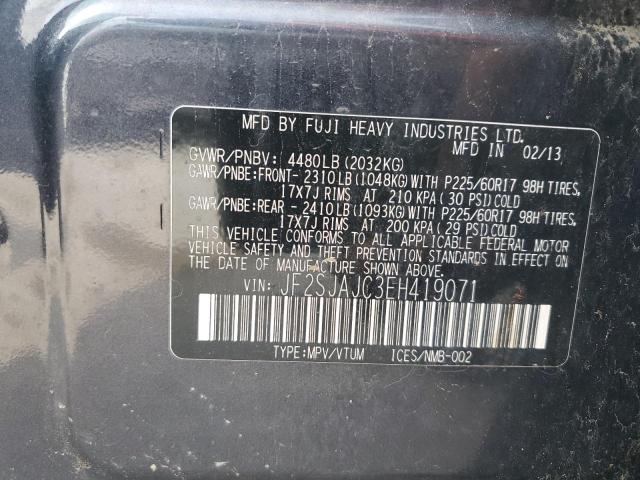 Aukcja sprzedaży 2014 Subaru Forester, vin: JF2SJAJC3EH419071, numer aukcji: 71101775