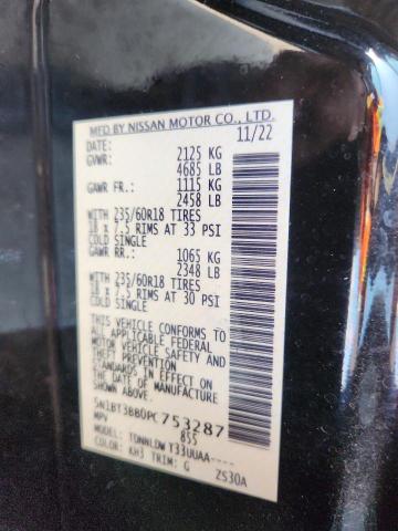 2023 Nissan Rogue მანქანა იყიდება აუქციონზე, vin: 5N1BT3BB0PC753287, აუქციონის ნომერი: 71278025