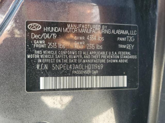 Aukcja sprzedaży 2020 Hyundai Sonata Sel, vin: 5NPEL4JA0LH011969, numer aukcji: 71059715