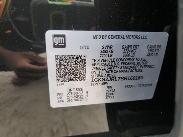 Продаж на аукціоні авто 2025 Gmc Yukon Xl, vin: 1GKS2JRL7SR160160, номер лоту: 83769375