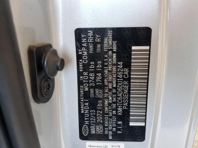 2013 Hyundai Veloster მანქანა იყიდება აუქციონზე, vin: KMHTC6AD6DU146244, აუქციონის ნომერი: 80341735